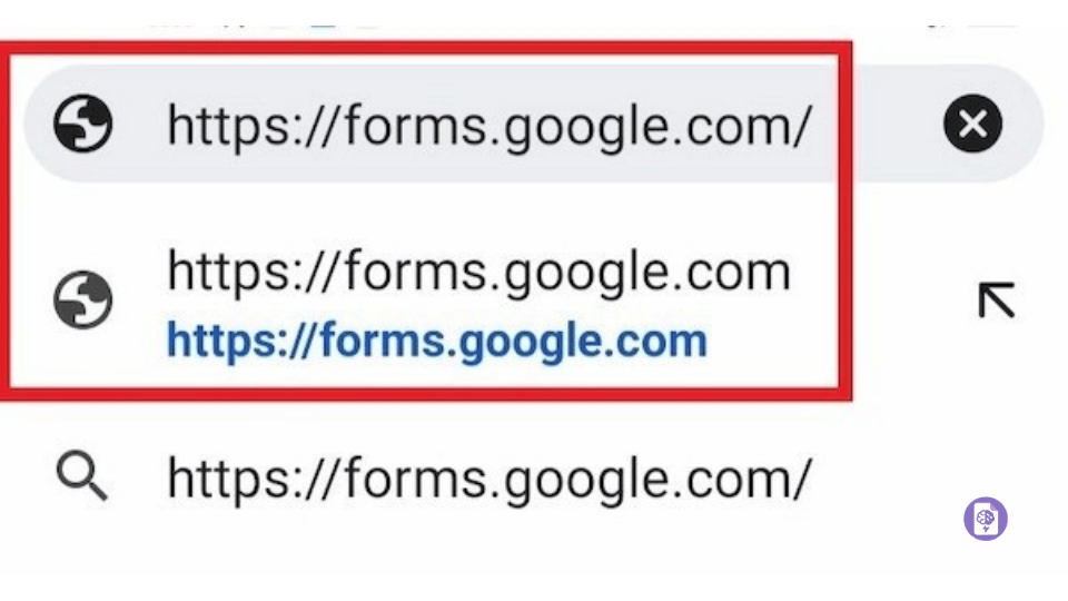 Truy cập vào Google Form