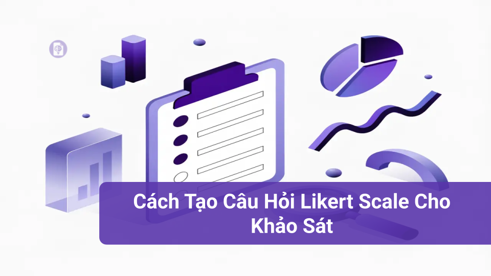 Hướng dẫn tạo câu hỏi Likert scale hiệu quả để khảo sát.