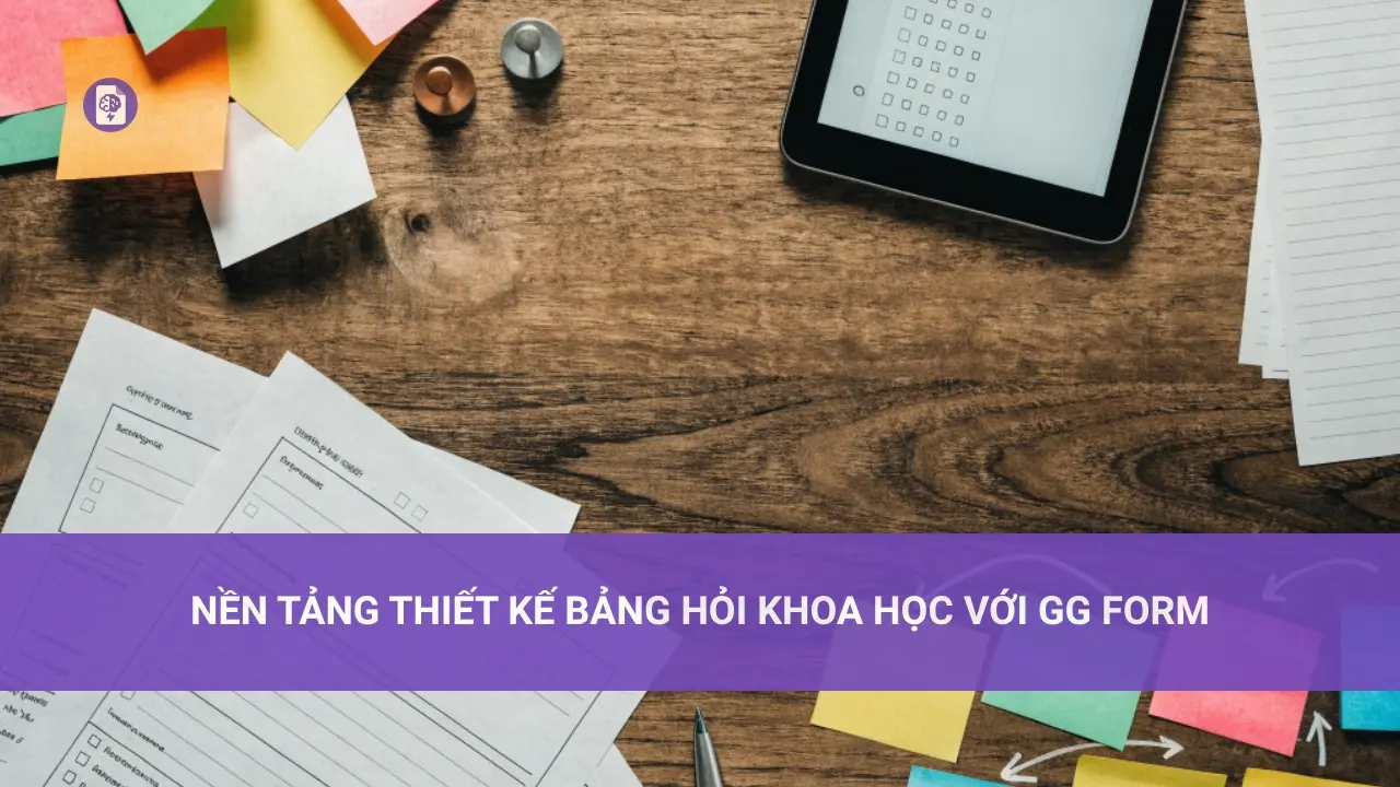 Nền Tảng Thiết Kế Bảng Hỏi Khoa Học Với gg form