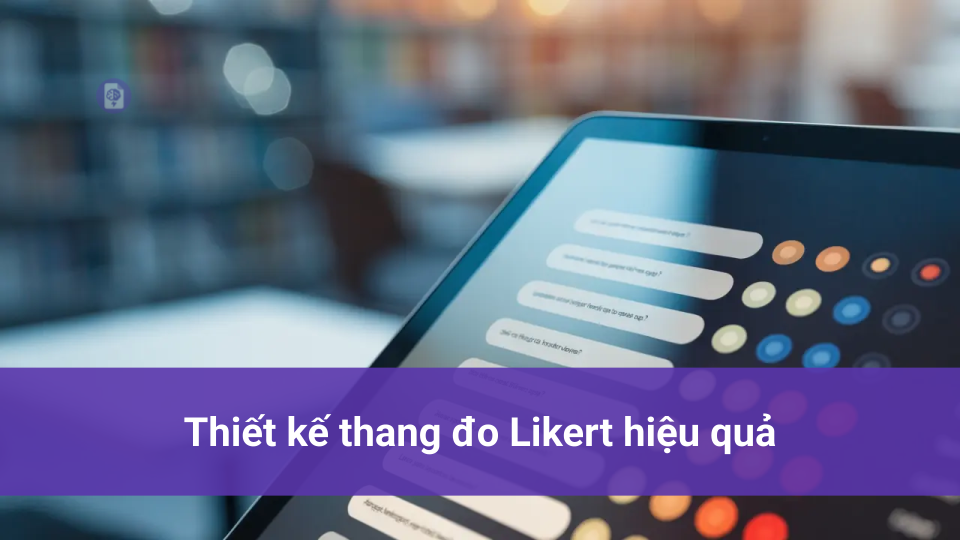 Thiết kế thang đo Likert hiệu quả