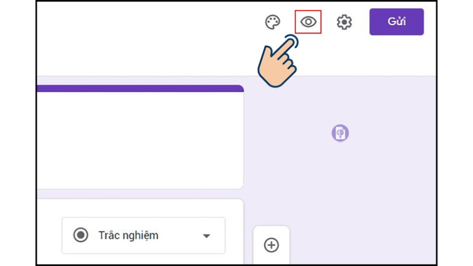 Các loại câu hỏi đa dạng trong cách tạo google form, bao gồm cả thang đo.