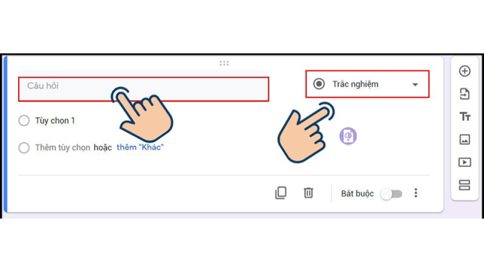 Cài đặt câu hỏi bắt buộc là một tính năng hữu ích trong cách tạo google form.