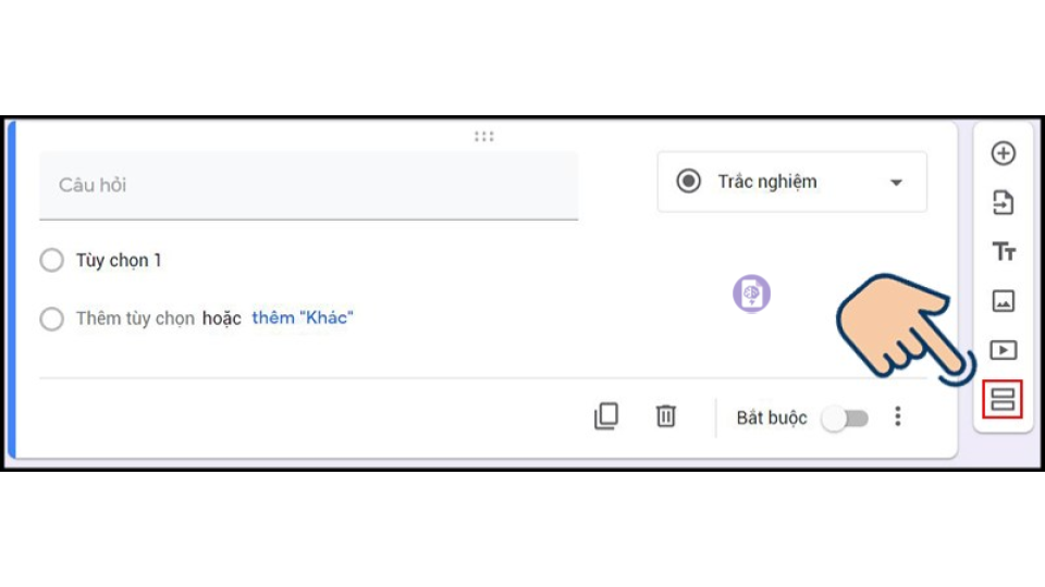 Tùy chỉnh màu sắc và chủ đề là một phần trong cách tạo google form.