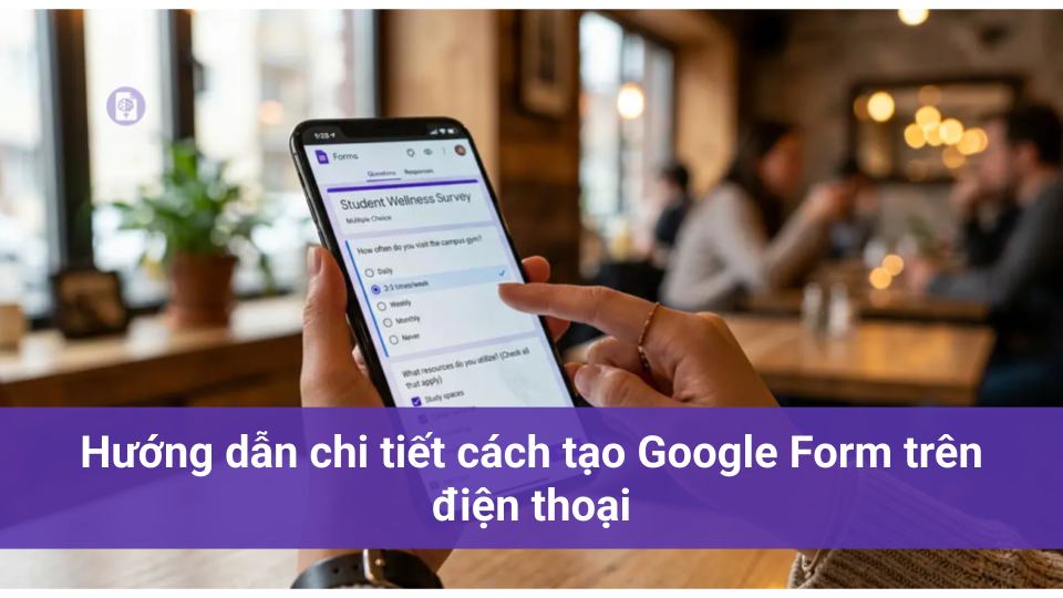 Hướng dẫn chi tiết cách tạo Google Form trên điện thoại