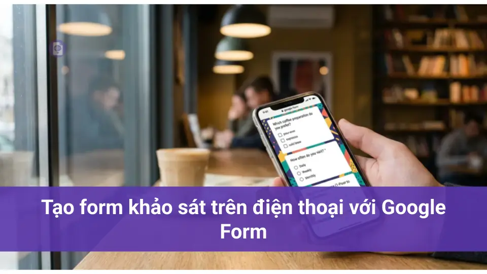 Tạo Form Khảo Sát Trên Google Form Hiệu Quả Tạo form khảo sát trên điện thoại với Google Form