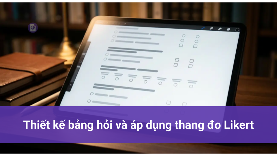 Thiết kế bảng hỏi và áp dụng thang đo Likert