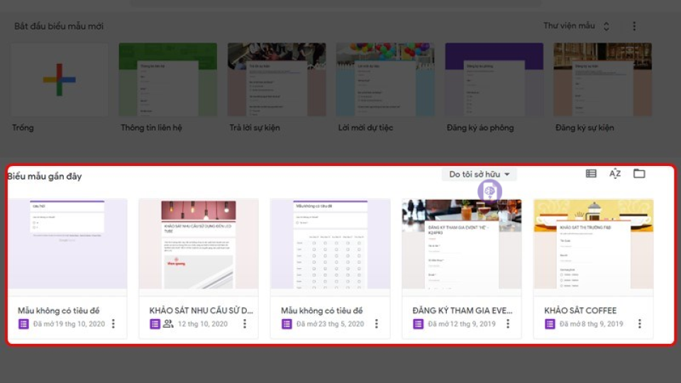 Chế độ xem trước của biểu mẫu, kiểm tra sau khi áp dụng cách tạo google form.
